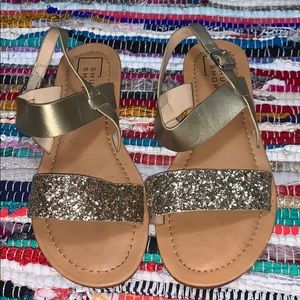 Sparkly Gold Sandals